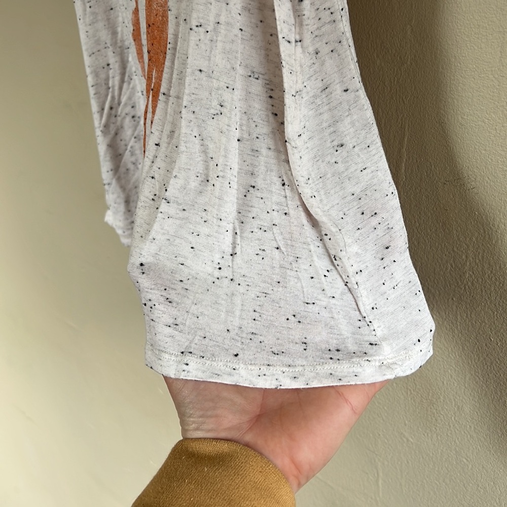 Anthropologie Ace Delivery White Giraffe Tank Top - Size Small - Picture 5 of 14